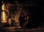 REMBRANDT Harmenszoon van Rijn Tobit's Wife with the Goat France oil painting artist
